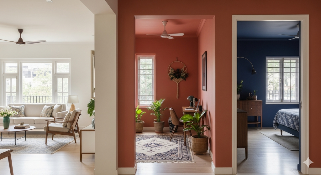 2025 Colour Palette for Delhi Homes — 12 Shades That Work in Indian Lighting