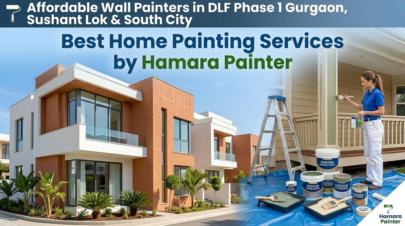Affordable Wall Painters in DLF Phase 1 Gurgaon, Sushant Lok & South City | Best Home Painting Services
