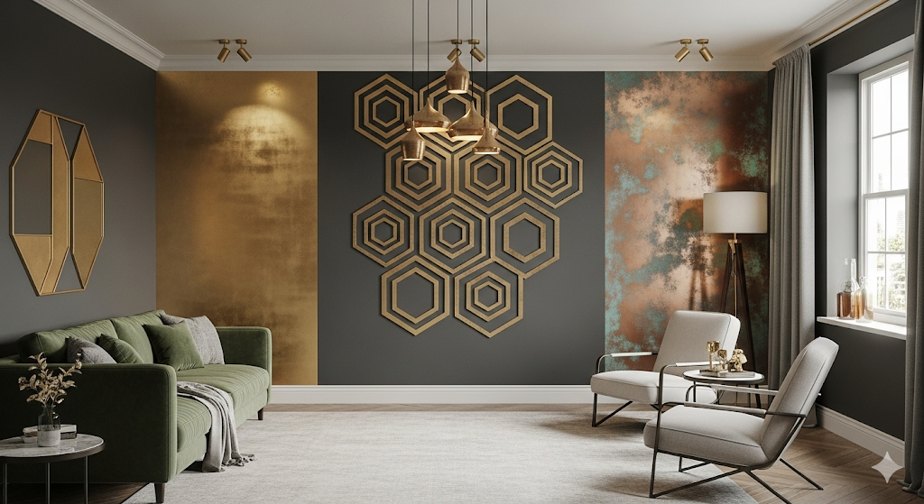 Best Gold & Metallic Paint Ideas in Delhi – Hamara Painter