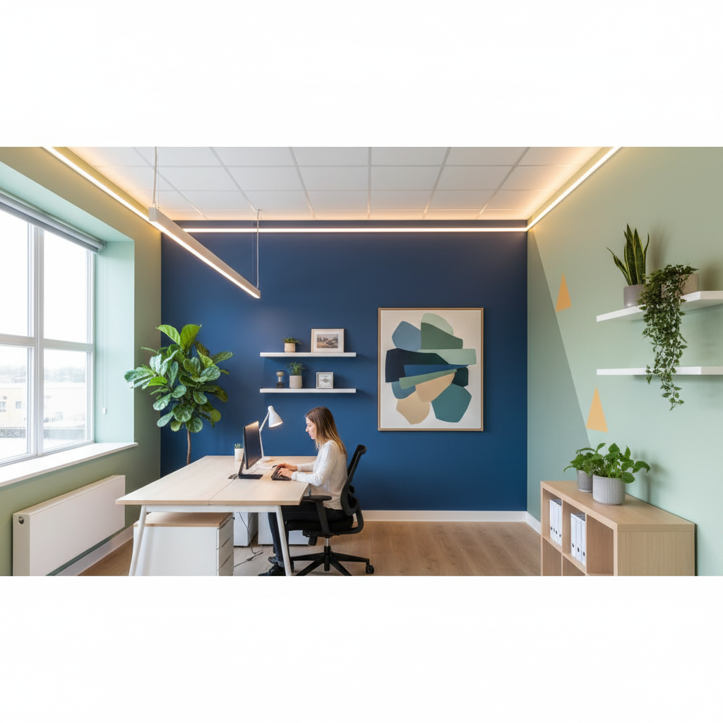 Best Office Wall Colours to Boost Productivity | Professional Office Painters in Delhi NCR
