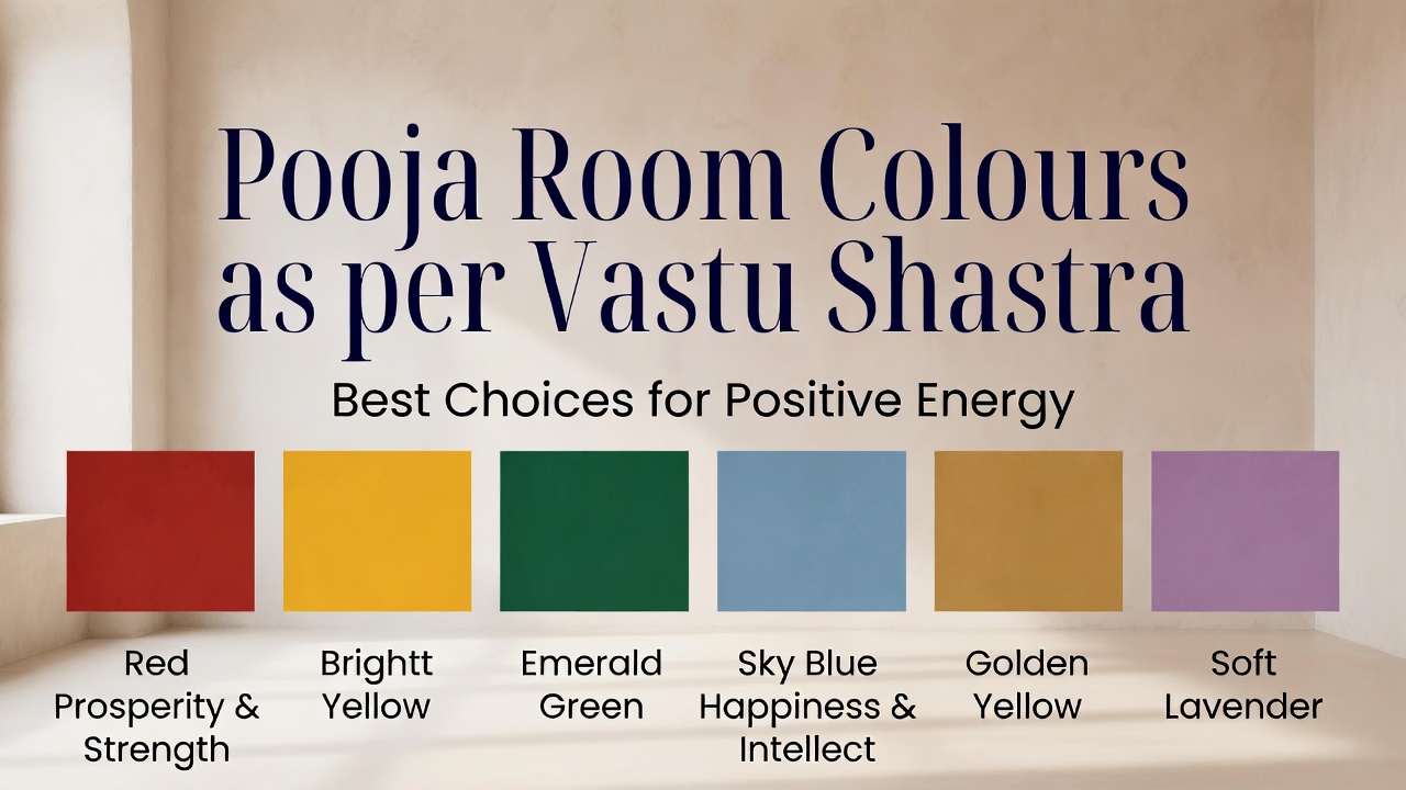 Best Pooja Room Colours as per Vastu Shastra for Positive Energy | Hamara Painter
