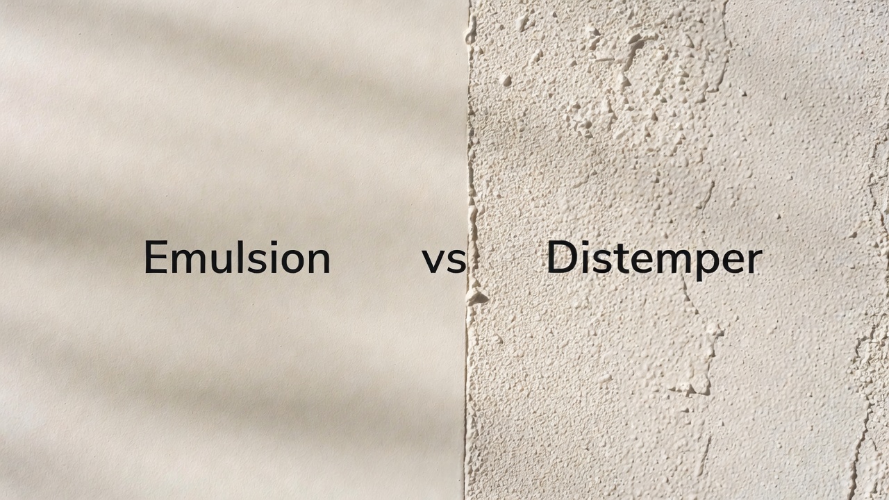 Emulsion Paint vs Distemper: What’s the Real Difference?