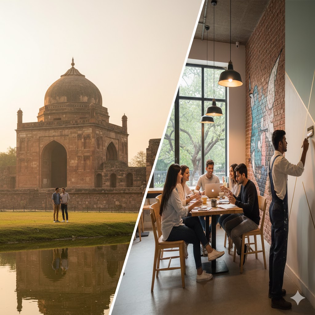 Exploring Hauz Khas Village: From Ancient Ruins to Modern Cafes | Interior Painters Delhi