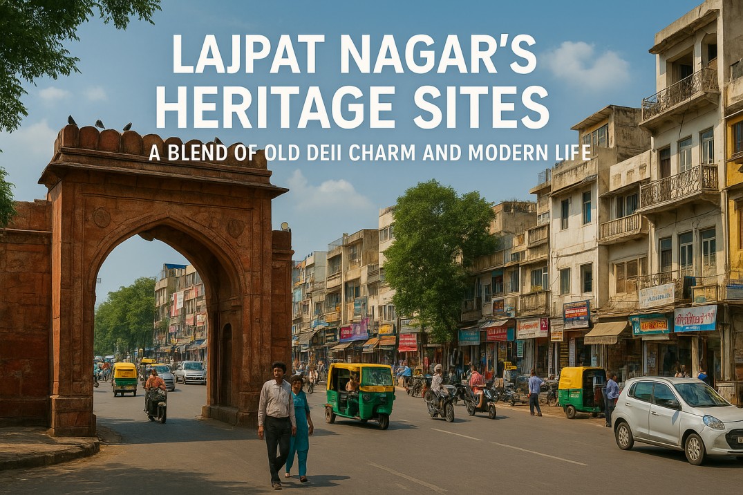 Lajpat Nagar’s Heritage Sites: A Blend of Old Delhi Charm and Modern Life