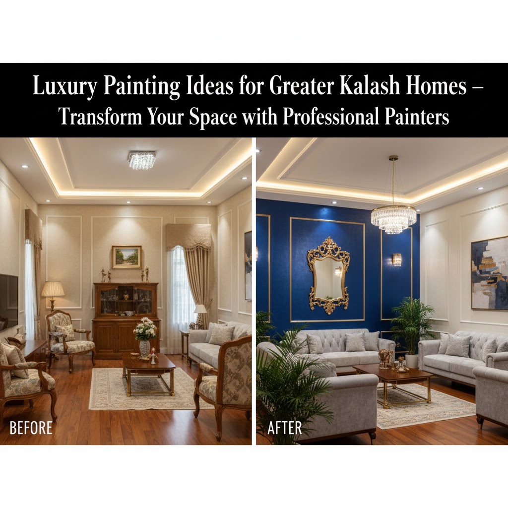 Luxury Painting Ideas for Greater Kailash Homes — Transform Your Space with Professional Painters