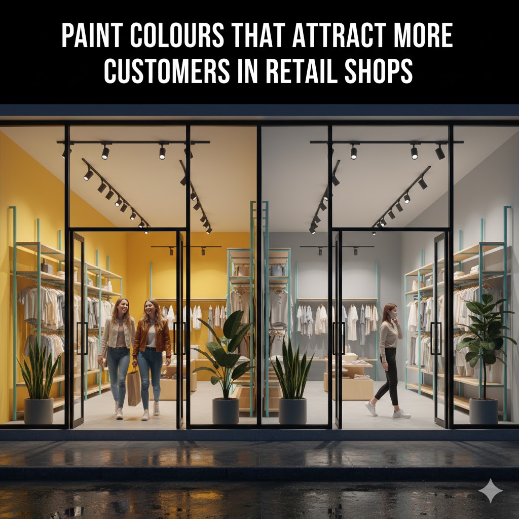 Paint Colours That Attract More Customers in Retail Shops