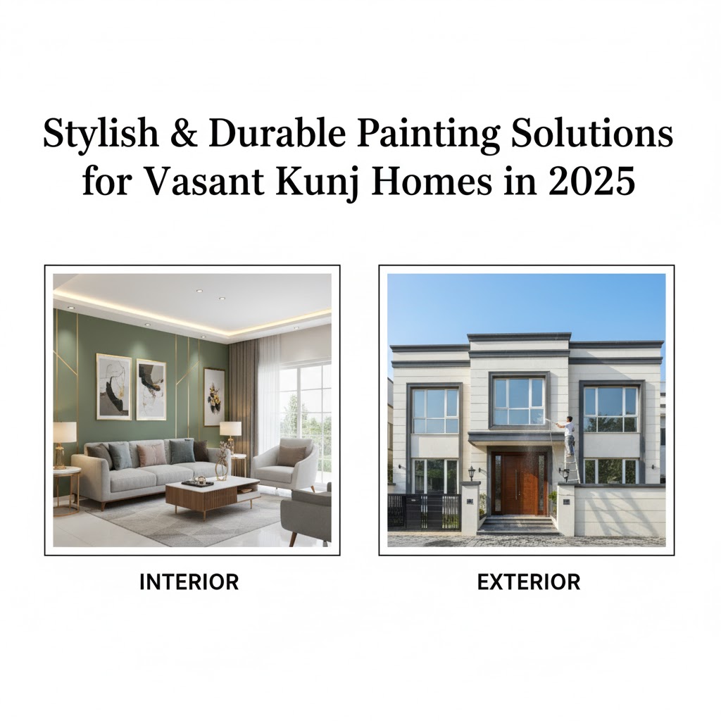 Stylish & Durable Painting Solutions for Vasant Kunj Homes in 2025