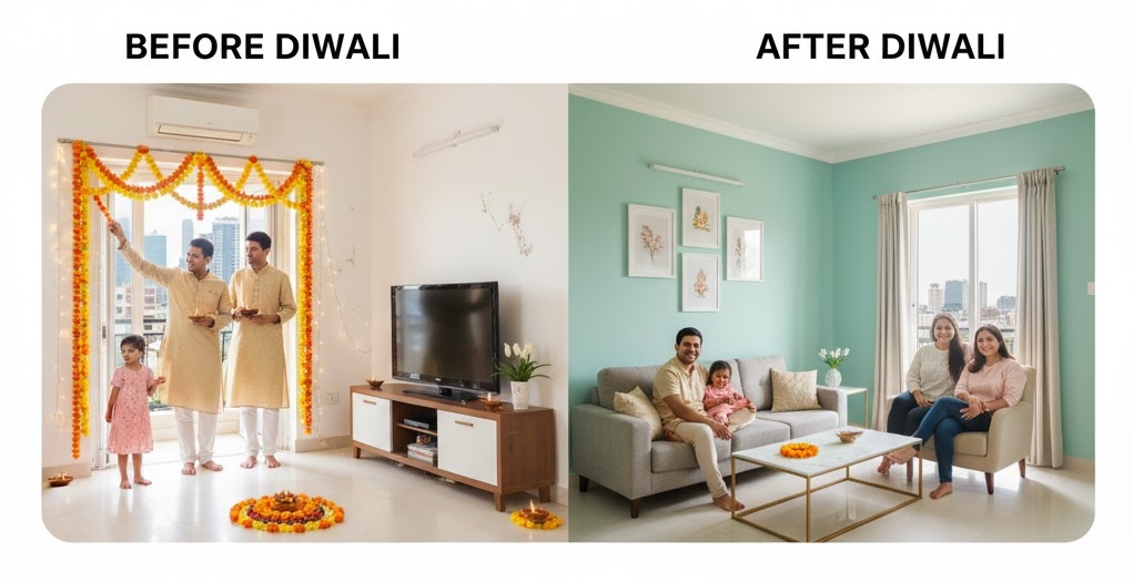 Why Painting After Diwali is Ideal for Your Delhi Home